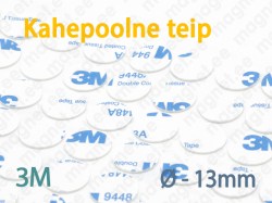 Kahepoolne Teip Foam Ketas 13mm, 3M