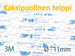 Kaksipuolinen vaahtoteippi D11mm, 3M
