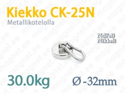 Kiekkomagneetti karbiinihaalla CK-30N, Nikkeli