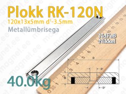 Kruvikinnitusega magnet, Plokk RK-120N, Metallümbrisega