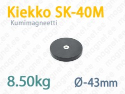 Kumimagneetti Kiekko SK-40M, Musta