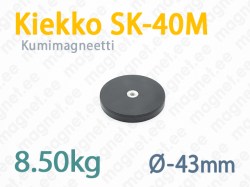 Kumimagneetti Kiekko SK-40M, Musta