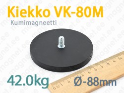 Kumimagneetti Kiekko VK-80M, Musta