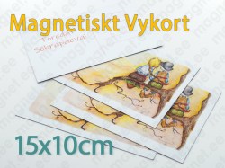Magnetiskt Vykort 15x10cm