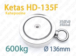 Otsingumagnet Ketas HD-135F 600kg