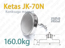 Konksuga Magnet Ketas JK-70N Nikkel